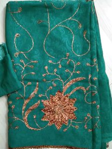 Georgette Saree 💚