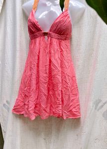 7156 SEXY CORAL PARTY DRESS