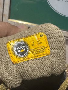 CAT (Caterpillar) Man Made Materials Leather Boots
