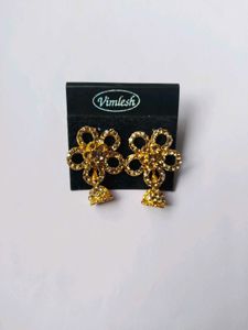Vimlesh Floral Jhumka Earrings
