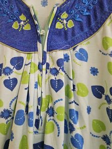 Floral Print Nighty (44 to 50 Inches)