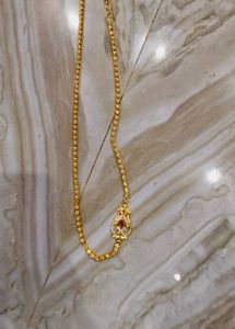 2 Gold Plated Peacock Pendant Chain