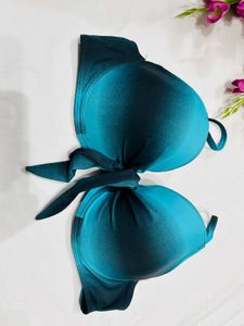 🇳🇿💫🔥 Teal Bow-Front Bikini Top