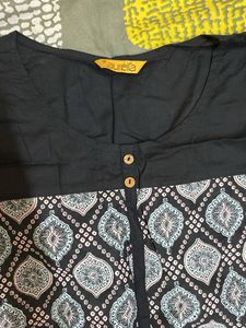 Aurelia Black Shirt Kurti
