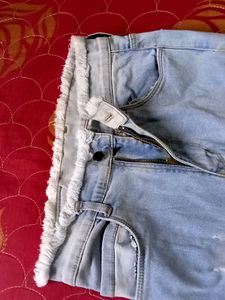 Distressed Light Wash Jeans