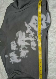 H&amp;M Graphic Cropped Sweatshirt