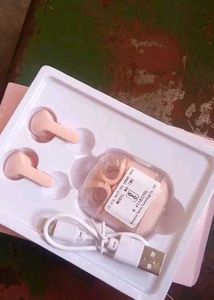 Pink Wireless Earbuds Digital Display 3 Colours Av