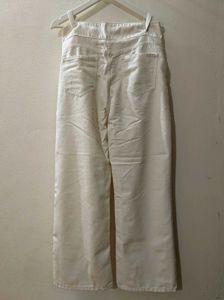 White Wide Leg Jeans
