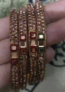 4 Stone Bangles