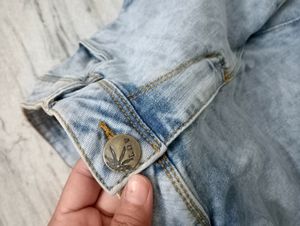 Light Blue Denim Jeans, Mid Rise