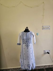 White Cotton Kurta