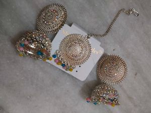 New Jhumka Maang Tikka Set