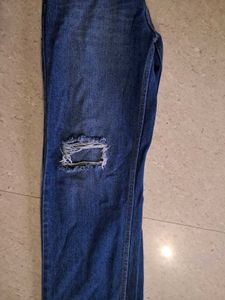 Ripped Blue Jeans