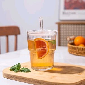Ribbed Glass Tumbler