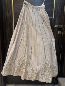 Beautiful mirror handwork lehanga (check Descripti