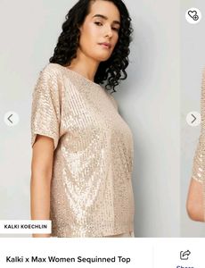 Used Once Occassion Sequins PARTY Top, Max