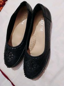 Black Casual Slip-on Shoes
