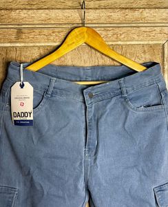 ( ⚡️PRICE DROP)💙💅Blue Cargo Jeans