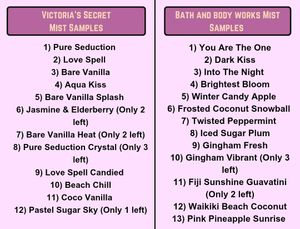 You Are The One Mist 10ml Decants Bath&amp;BodyWorks