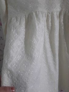 Elegant Creamy White Dress