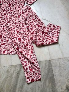 Floral Print Kurta Set