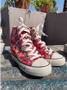Floral High Top Sneakers.....