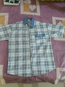 Vintage Plaid Short Sleeve Shirt