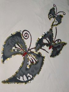 Butterfly Embellished Top