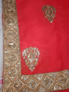 Sitara With Moti Work Saree