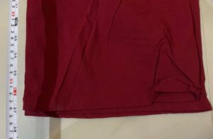 N5 - Maroon Button Trouser Pants