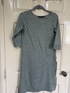 Straight Kurta- Sea Green