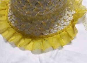 yellow cap for baby girl