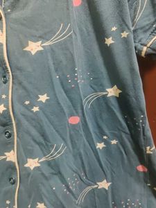 Cute Starry Night Pajama Set