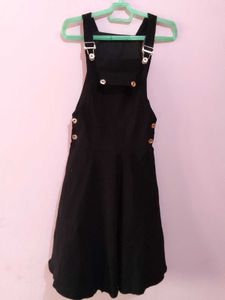 Black Skirt Dungaree