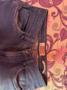 denim man blue jeans with good condition