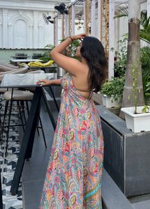 Boho Print Maxi Dress