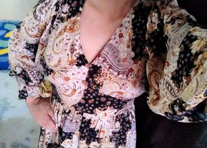 Party Wear Western Floral Frock Dress For Women
