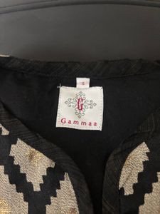 Black Gamma Cotton Kurti