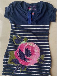 Girls dress rose sequins
