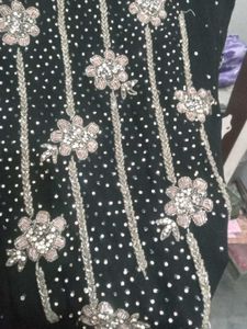 Elegant Black Embellished Suit