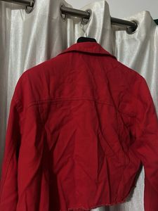 Red Denim Jacket