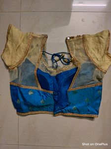 Blue Designer Padded Blouse