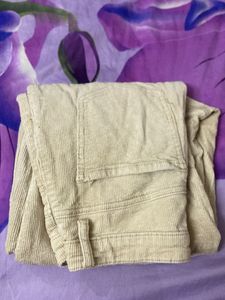 Corduroy Wide Leg Pants With No Flaws