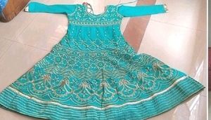 Pink Embroidered Anarkali Dress