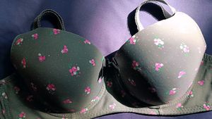 Floral Print Padded Bra