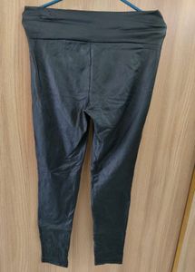 Combo- glitter Top &amp; Leather Tights