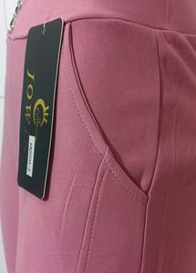 Pink Straight Pants