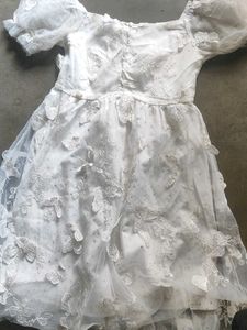 White Princess Short Dress