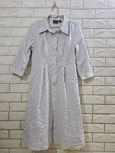 ONLY Medium Striped Shirt Dress – Elegant & Versa