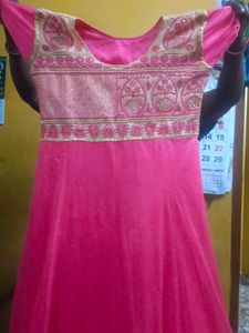 Pink Embroidered Kurta Set